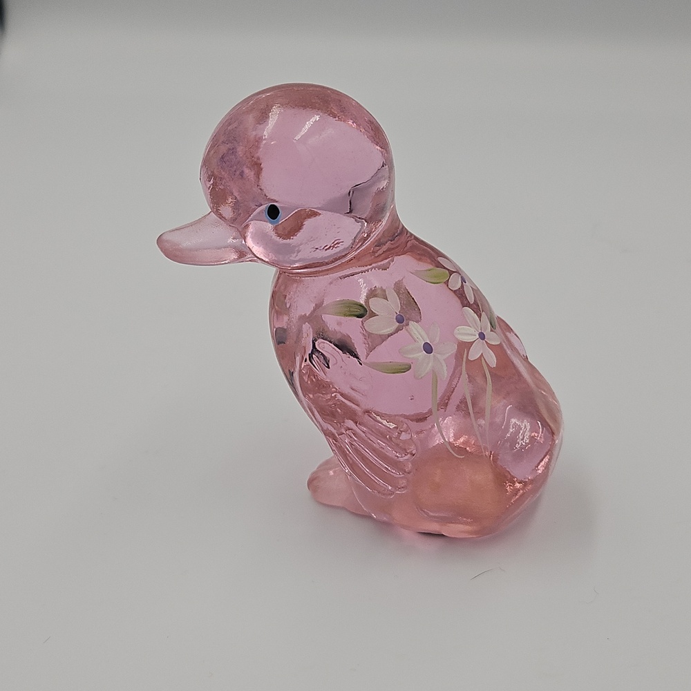 Vintage Fenton Glass - Duckling